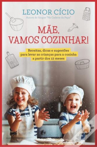 capa do livro mãe vamos cozinhar, com receitas para fazer com crianças.